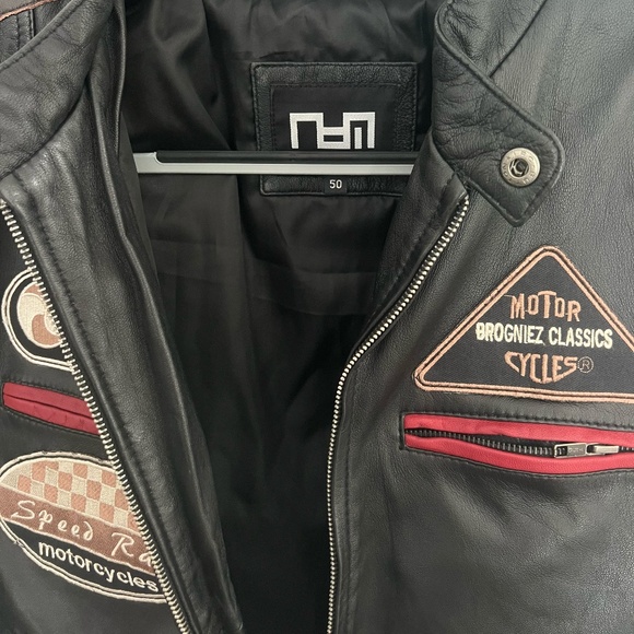 Vintage Patchwork Motorcycle Jacket - Picture 2 of 3